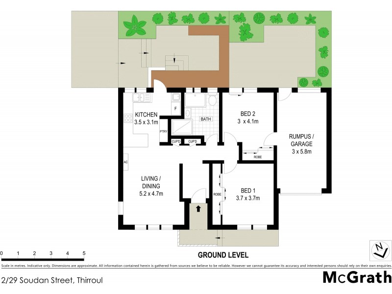 2/29 Soudan Street, Thirroul NSW 2515 Floorplan