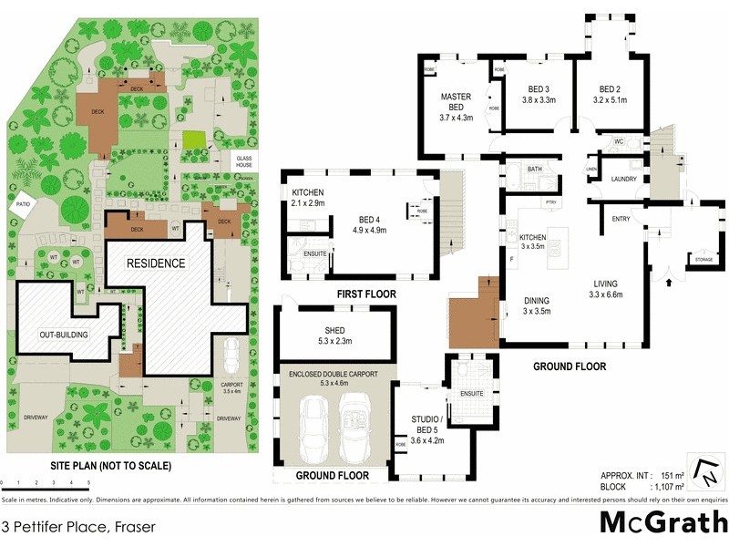 3 Pettifer Place, Fraser ACT 2615 Floorplan