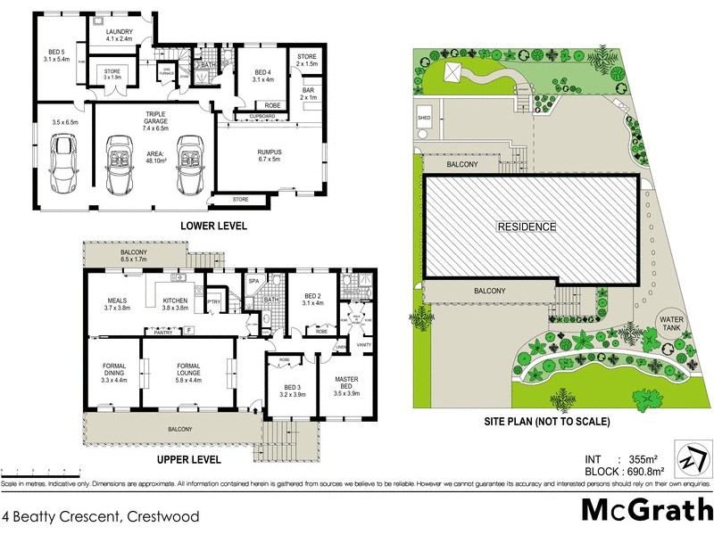 4 Beatty Crescent, Crestwood NSW 2620 Floorplan