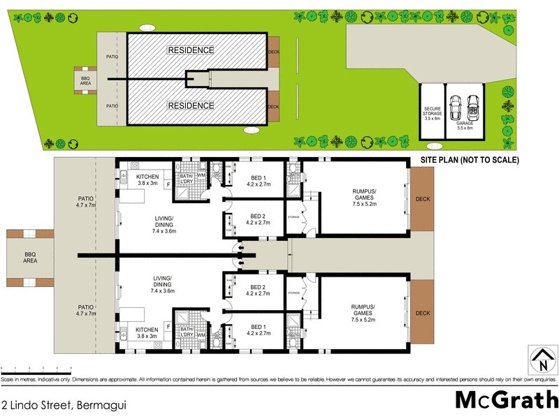 2 Lindo Street, Bermagui NSW 2546 Floorplan