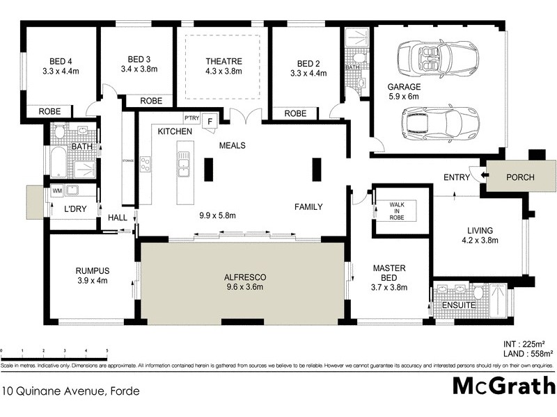 10 Quinane Avenue, Forde ACT 2914 Floorplan