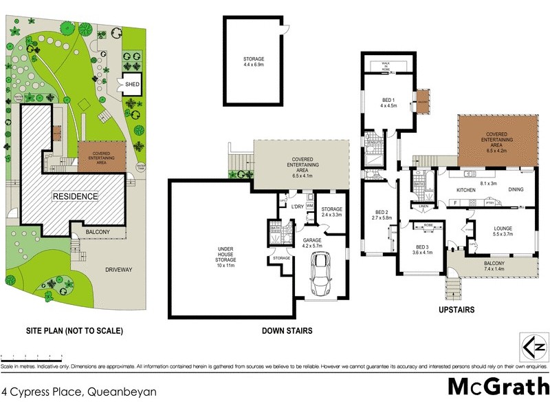 4 Cypress Place, Queanbeyan NSW 2620 Floorplan