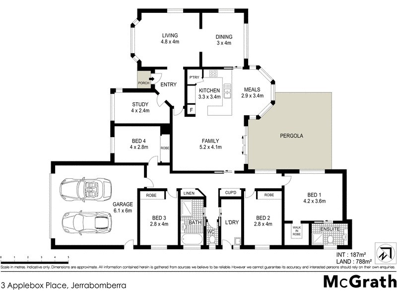 3 Applebox Place, Jerrabomberra NSW 2619 Floorplan