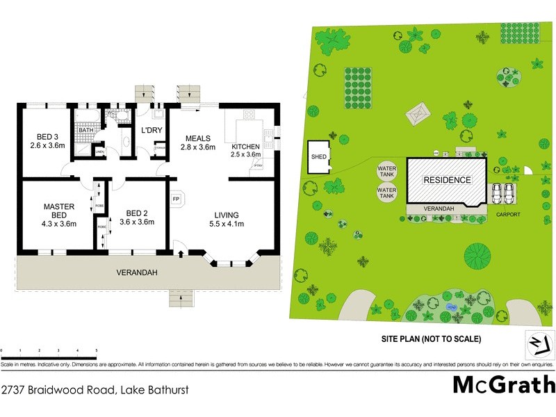 2737 Braidwood Road, Lake Bathurst NSW 2580 Floorplan