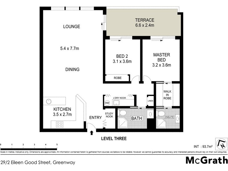 29/2 Eileen Good Street, Greenway ACT 2900 Floorplan