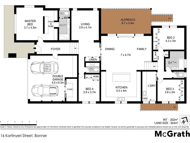 16 Kartinyeri Street, Bonner ACT 2914 Floorplan