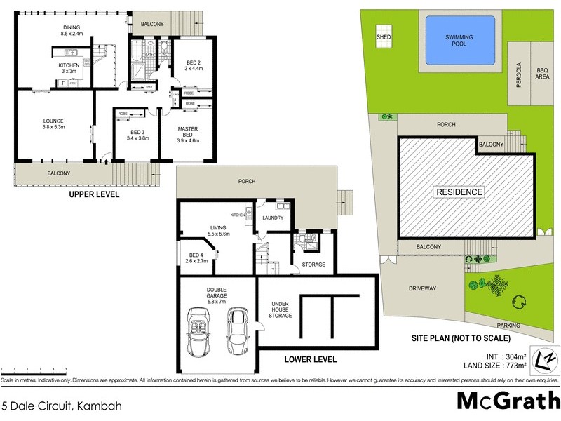 5 Dale Circuit, Kambah ACT 2902 Floorplan