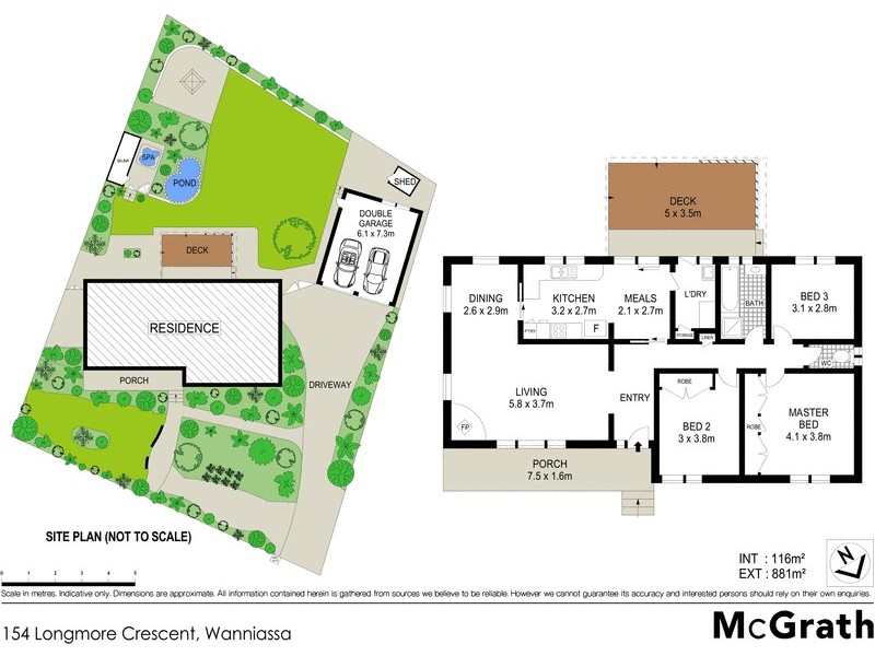 154 Longmore Crescent, Wanniassa ACT 2903 Floorplan