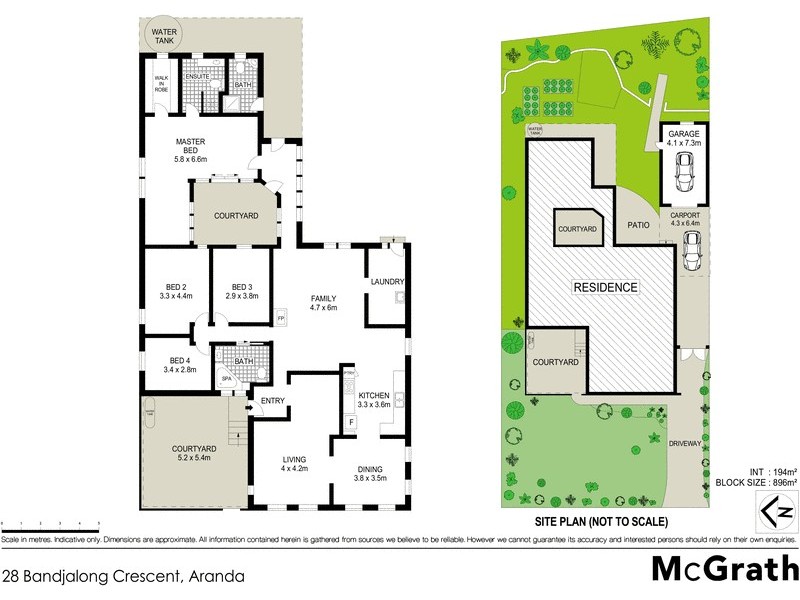 28 Bandjalong Crescent, Aranda ACT 2614 Floorplan