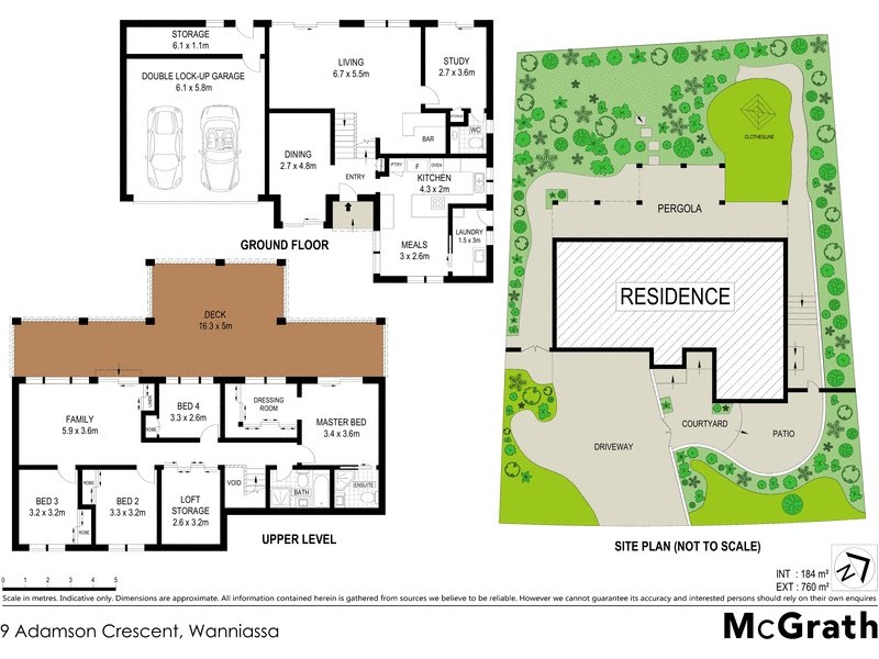 9 Adamson Crescent, Wanniassa ACT 2903 Floorplan