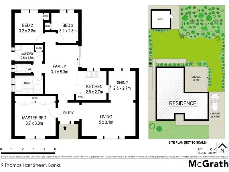 9 Thomas Hart Street, Banks ACT 2906 Floorplan