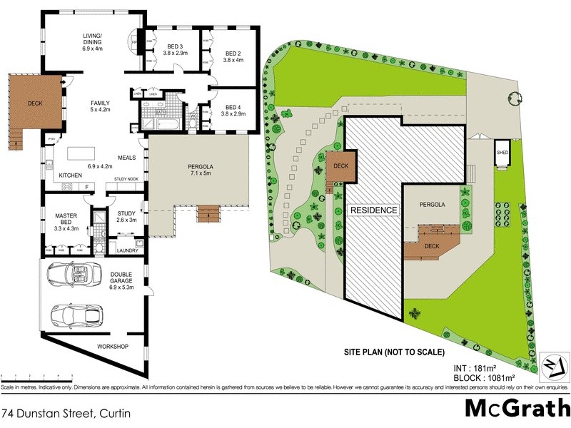 74 Dunstan Street, Curtin ACT 2605 Floorplan