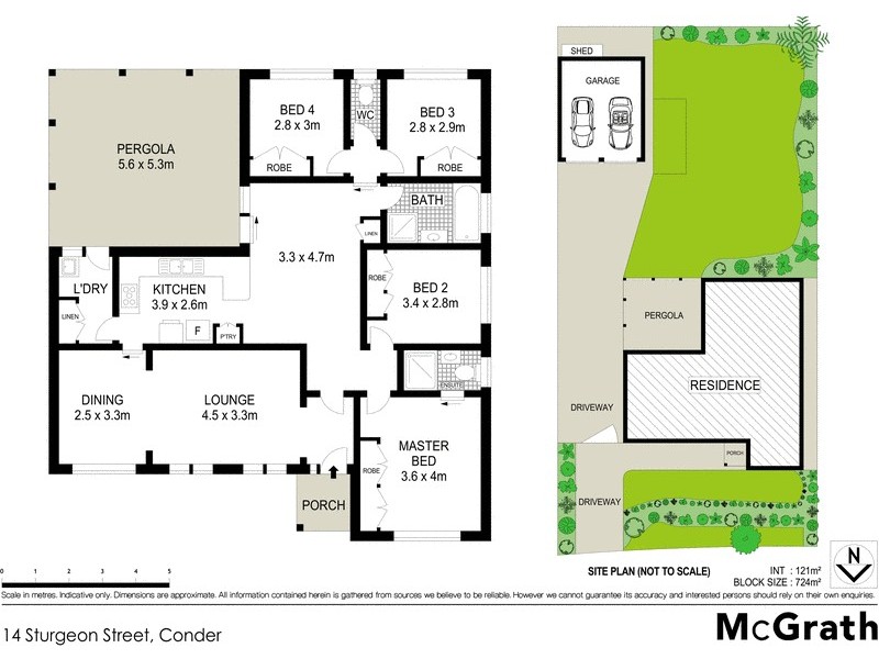 14 Sturgeon Street, Conder ACT 2906 Floorplan