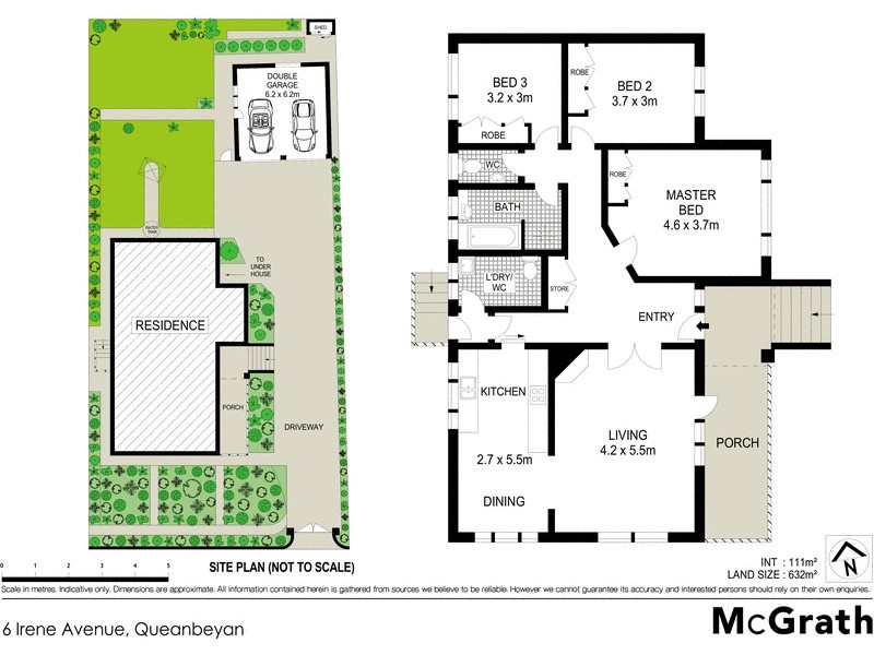 6 Irene Avenue, Queanbeyan NSW 2620 Floorplan