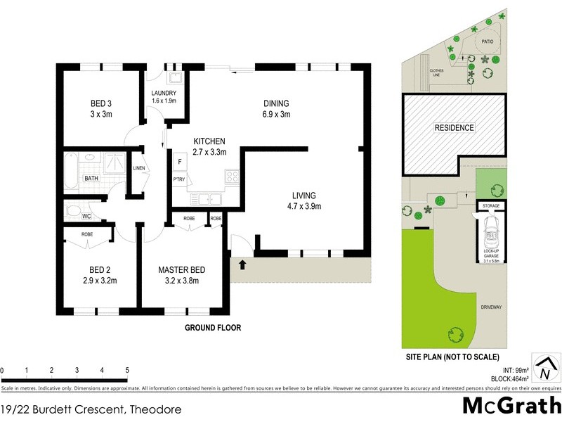 19/22 Burdett Crescent, Theodore ACT 2905 Floorplan