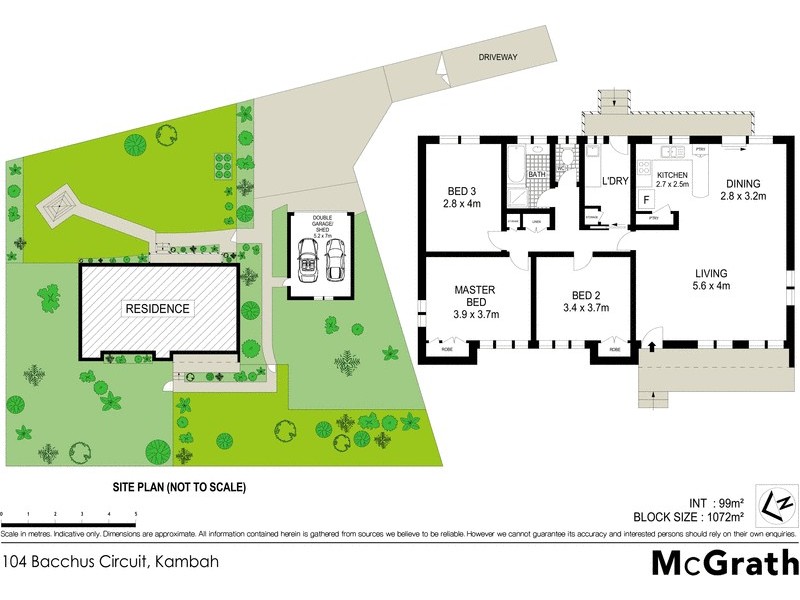 104 Bacchus Circuit, Kambah ACT 2902 Floorplan