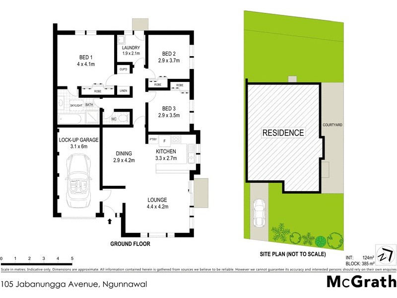 105 Jabanungga Avenue, Ngunnawal ACT 2913 Floorplan