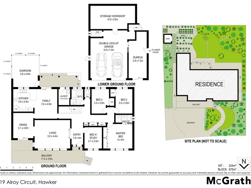 19 Alroy Circuit, Hawker ACT 2614 Floorplan