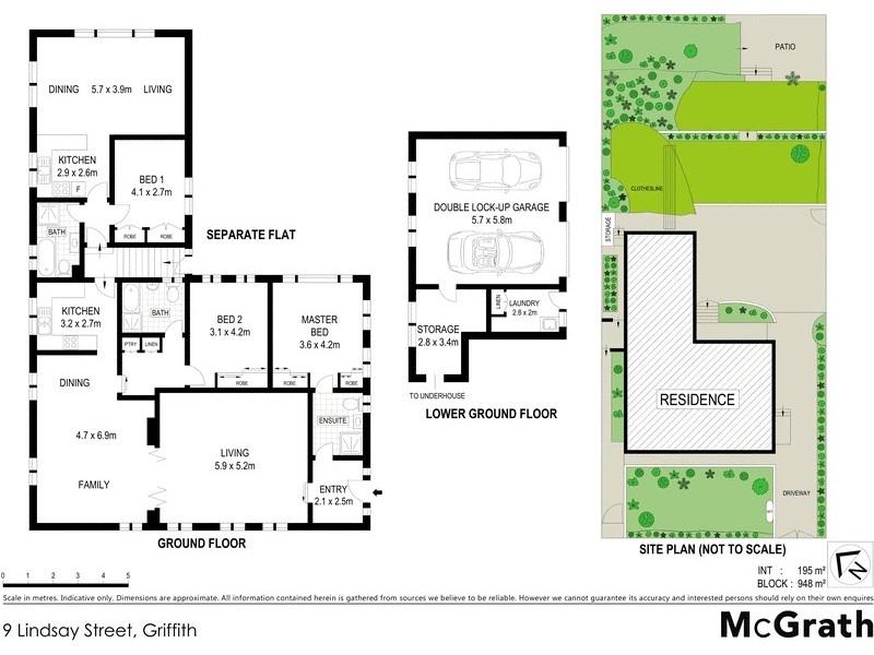 9 Lindsay Street, Griffith ACT 2603 Floorplan