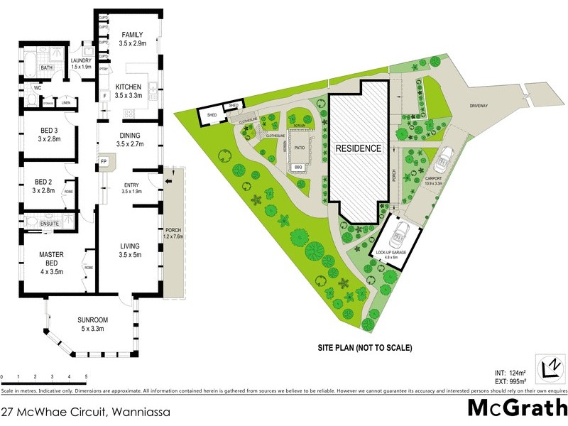 27 McWhae Circuit, Wanniassa ACT 2903 Floorplan