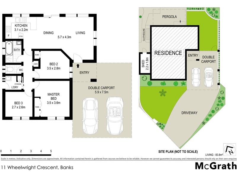 11 Wheelwright Crescent, Banks ACT 2906 Floorplan