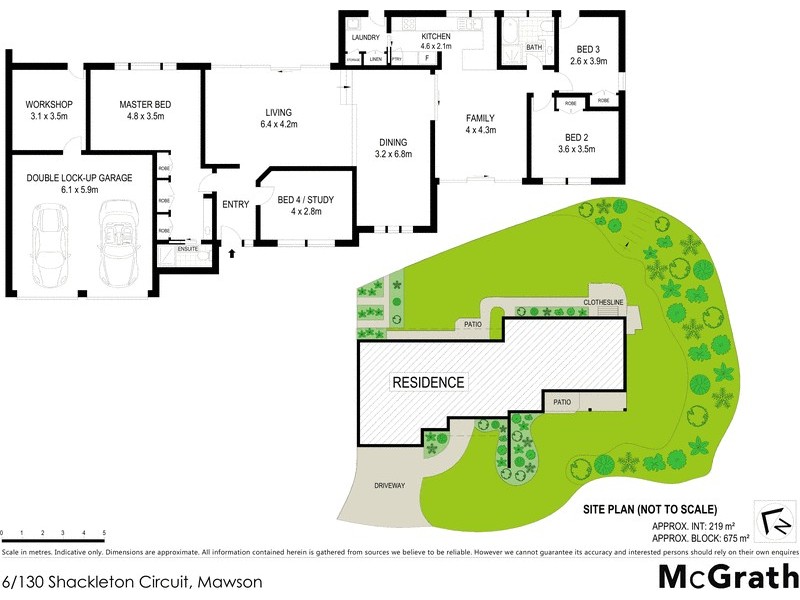 6/130 Shackleton Circuit, Mawson ACT 2607 Floorplan