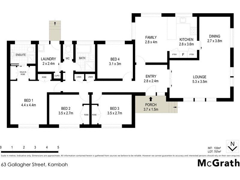 63 Gallagher Street, Kambah ACT 2902 Floorplan