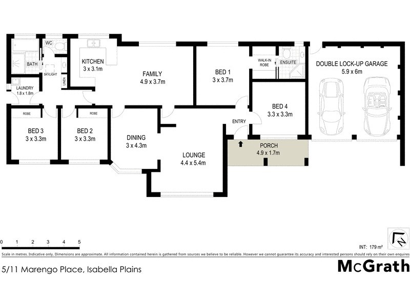 5/11 Marengo Place, Isabella Plains ACT 2905 Floorplan