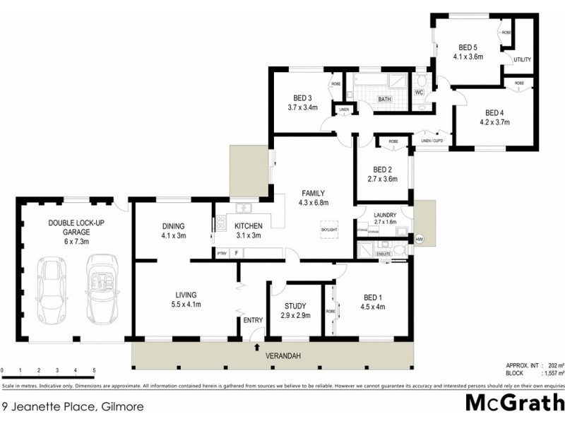 9 Jeanette Place, Gilmore ACT 2905 Floorplan