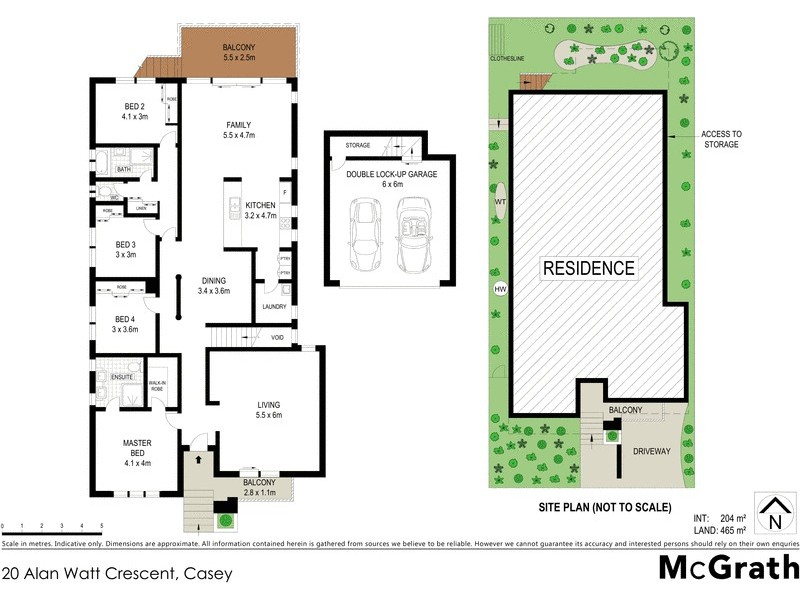 20 Alan Watt Crescent, Casey ACT 2913 Floorplan