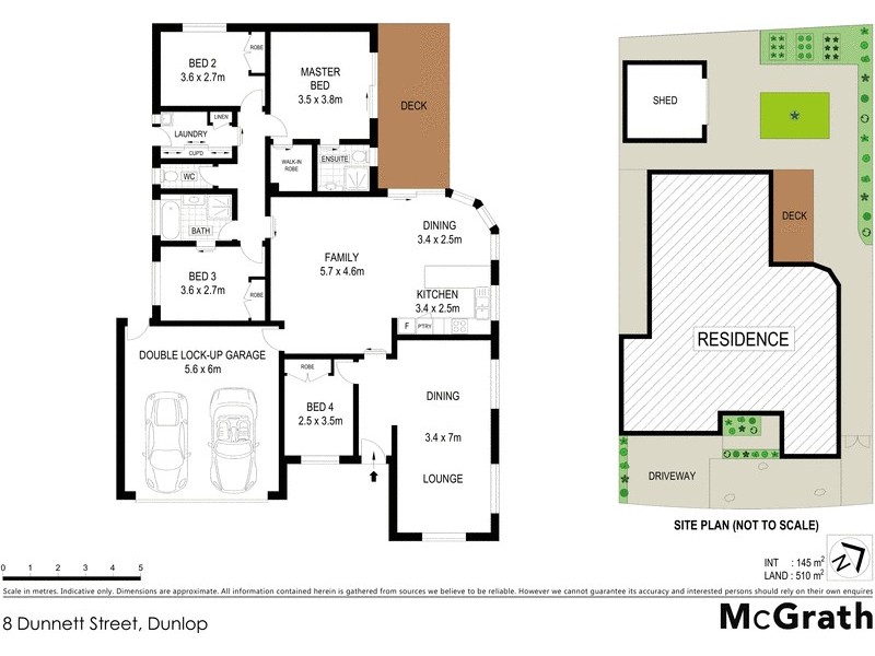 8 Dunnett Street, Dunlop ACT 2615 Floorplan