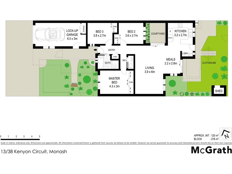 13/38 Kenyon Circuit, Monash ACT 2904 Floorplan