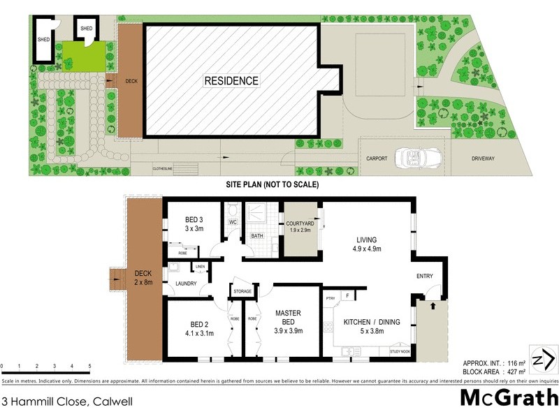 3 Hammill Close, Calwell ACT 2905 Floorplan