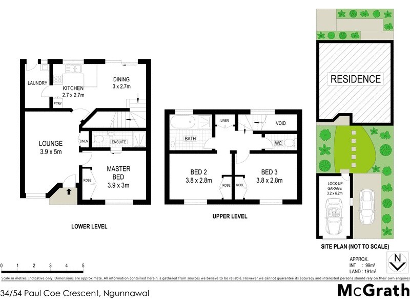 34/54 Paul Coe Crescent, Ngunnawal ACT 2913 Floorplan