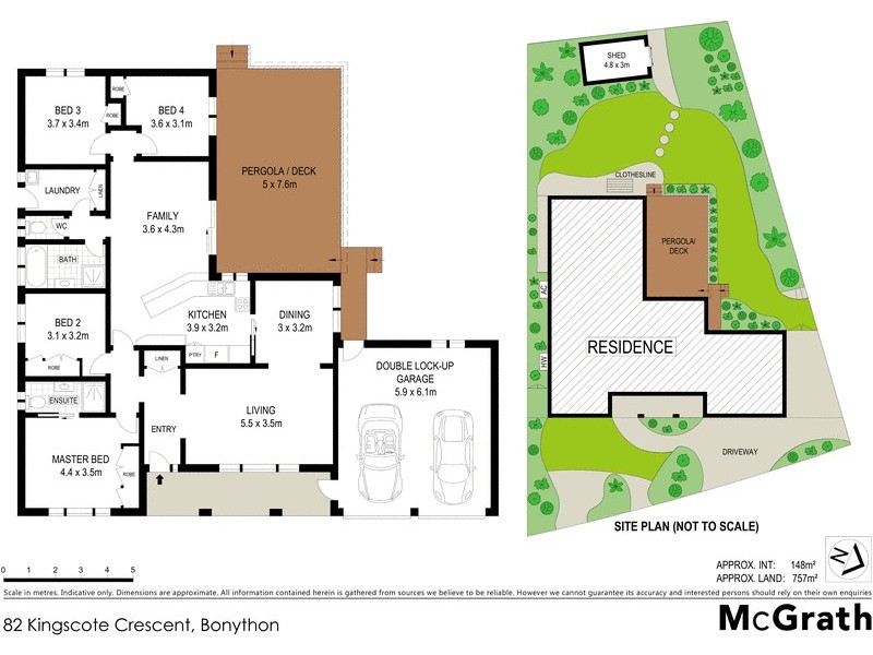 82 Kingscote Crescent, Bonython ACT 2905 Floorplan