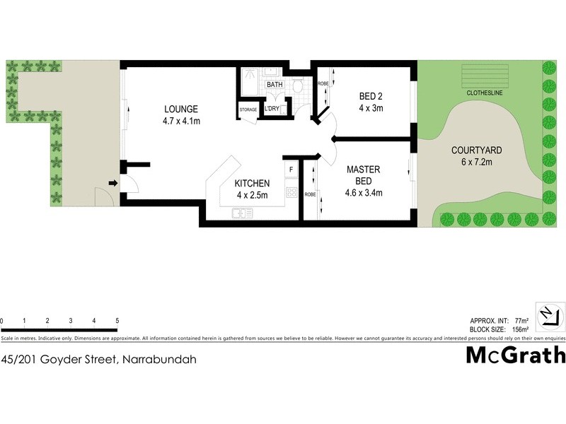 45/201 Goyder Street, Narrabundah ACT 2604 Floorplan