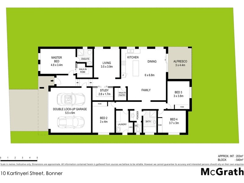 10 Kartinyeri Street, Bonner ACT 2914 Floorplan