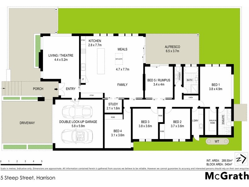 5 Steep Street, Harrison ACT 2914 Floorplan
