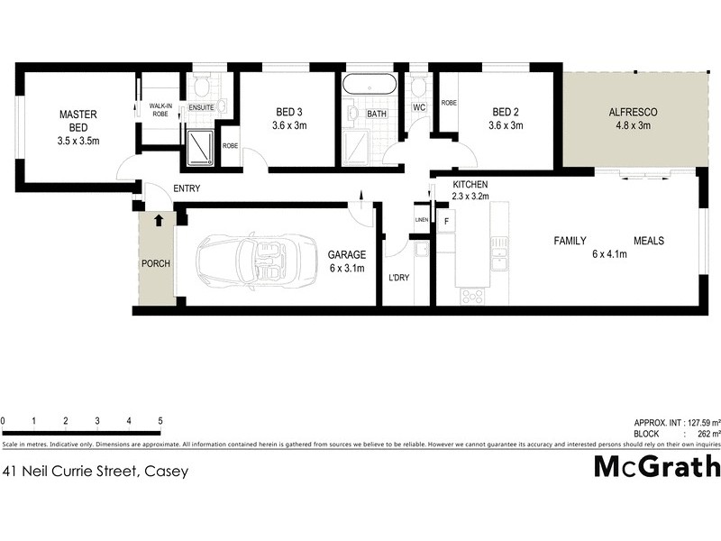 41 Neil Currie Street, Casey ACT 2913 Floorplan