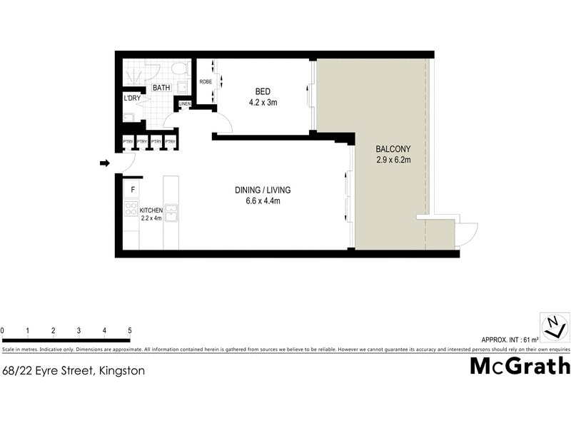 68/22 Eyre Street, Kingston ACT 2604 Floorplan