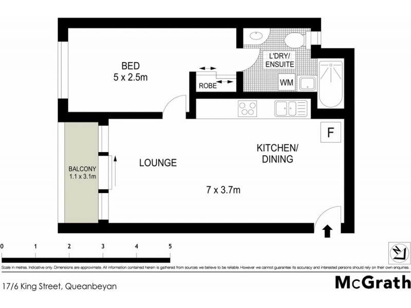 17/6 King Street, Queanbeyan NSW 2620 Floorplan
