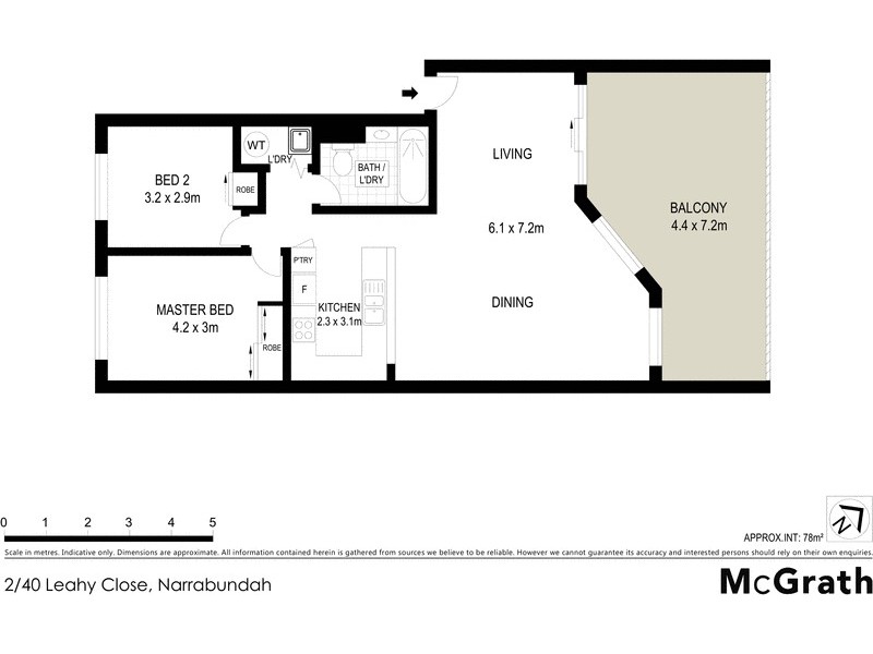2/40 Leahy Close, Narrabundah ACT 2604 Floorplan