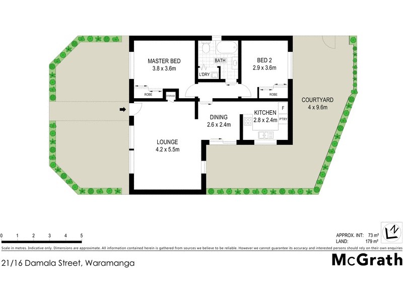 21/16 Damala Street, Waramanga ACT 2611 Floorplan