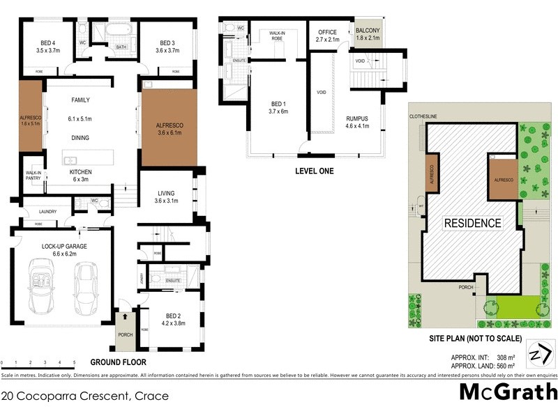 20 Cocoparra Crescent, Crace ACT 2911 Floorplan