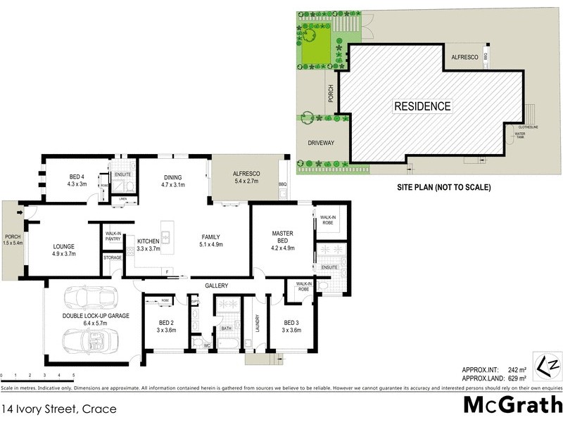 14 Ivory Street, Crace ACT 2911 Floorplan