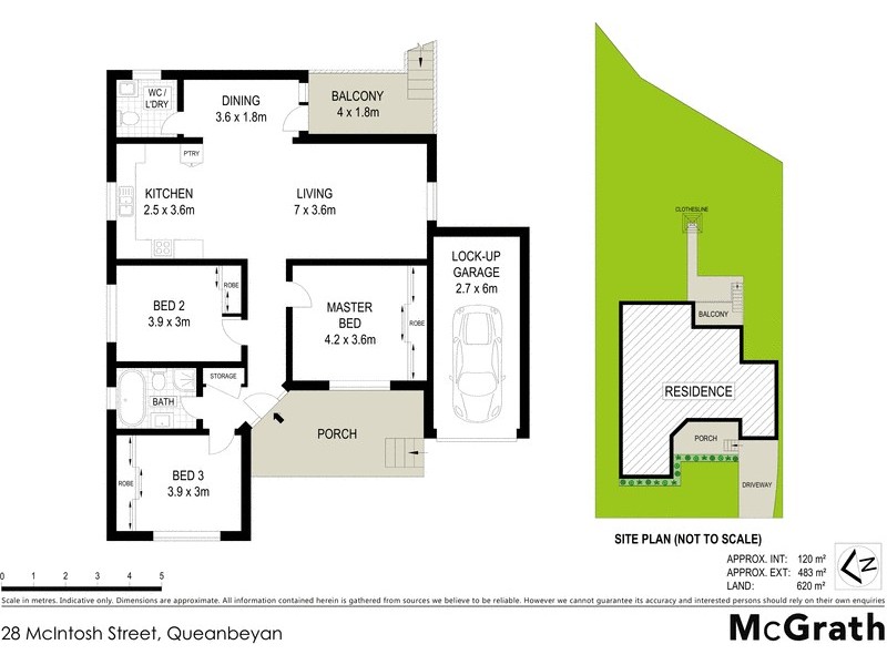 28 McIntosh Street, Queanbeyan NSW 2620 Floorplan