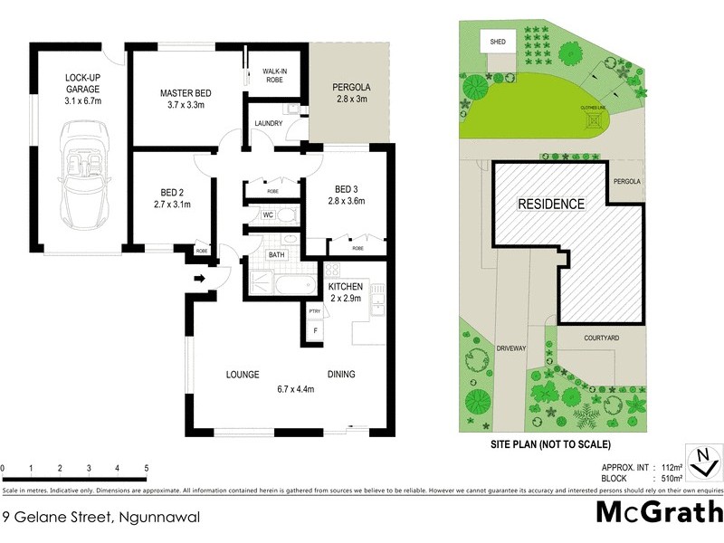 9 Gelane Street, Ngunnawal ACT 2913 Floorplan