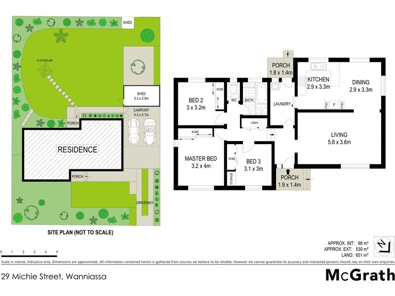 29 Michie Street, Wanniassa ACT 2903 Floorplan