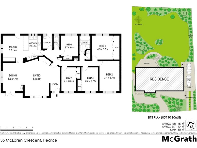 35 McLaren Crescent, Pearce ACT 2607 Floorplan