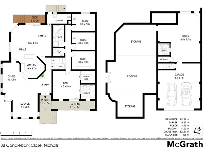38 Candlebark Close, Nicholls ACT 2913 Floorplan